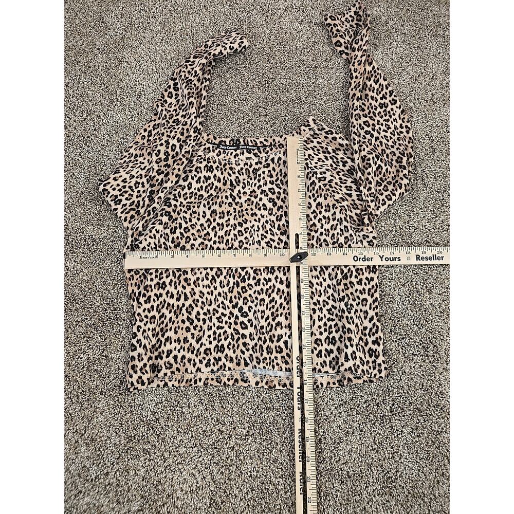 Juicy Couture Leopard Print Sleepwear Set Womans Sz Sm Safari Indie Sleaze Y2K - Picture 9 of 16
